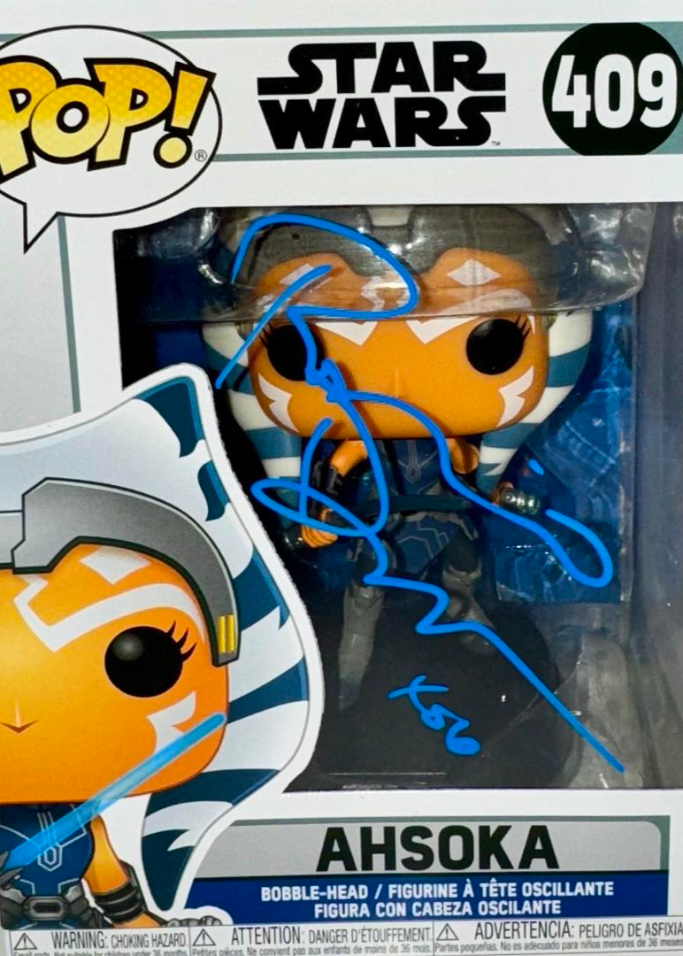 Rosario Dawson Signed Funko Pop #409 "Ahsoka" (Star Wars) - JSA COA
